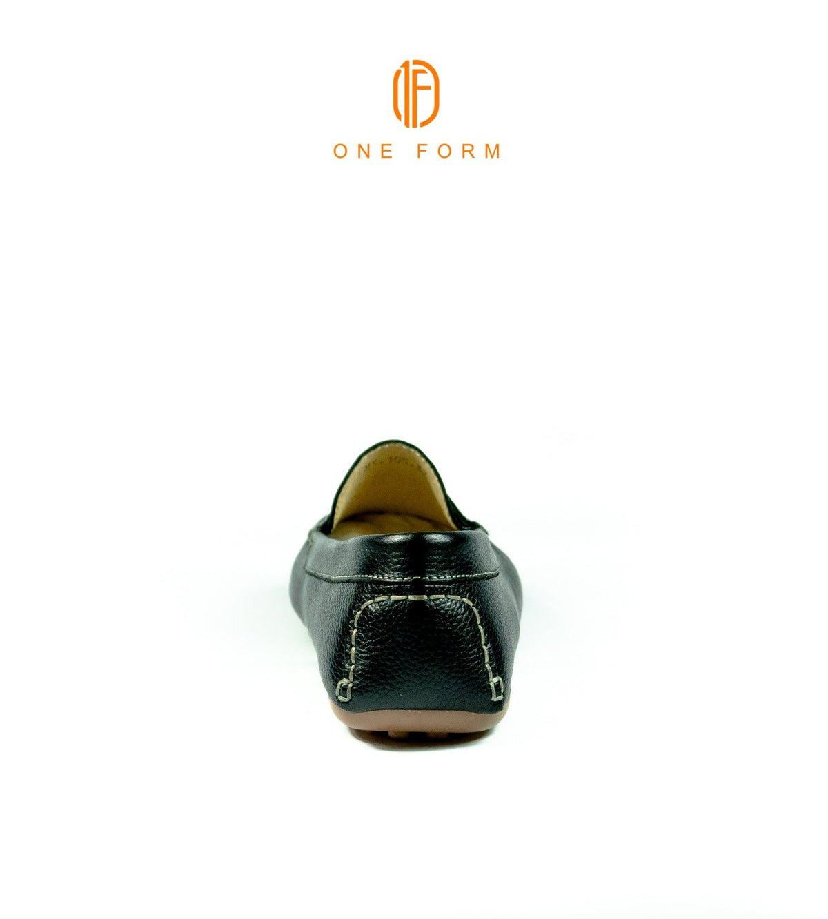 Mocassin Chic en Cuir Grainé Noir