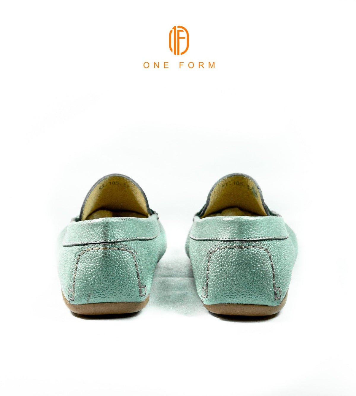 Mocassin Chic en Cuir bleu ciel
